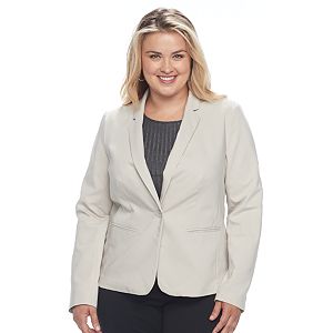 Plus Size Apt. 9® Torie Solid Blazer