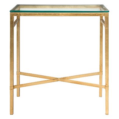 Safavieh Couture Viggo Gold Finish End Table