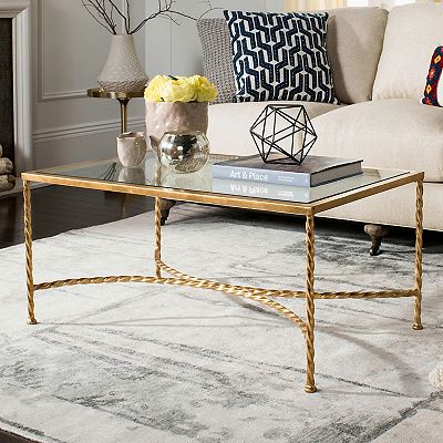 Safavieh gold table discount