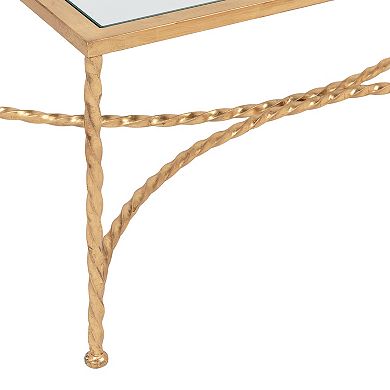 Safavieh Couture Gold Finish Coffee Table
