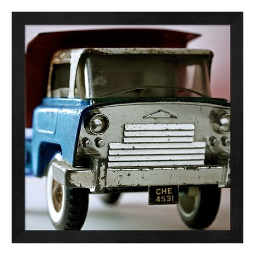 Blue Truck Framed Wall Art