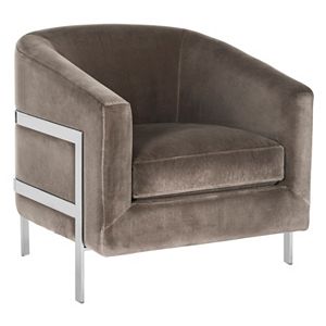 Safavieh Couture Velvet Club Accent Chair