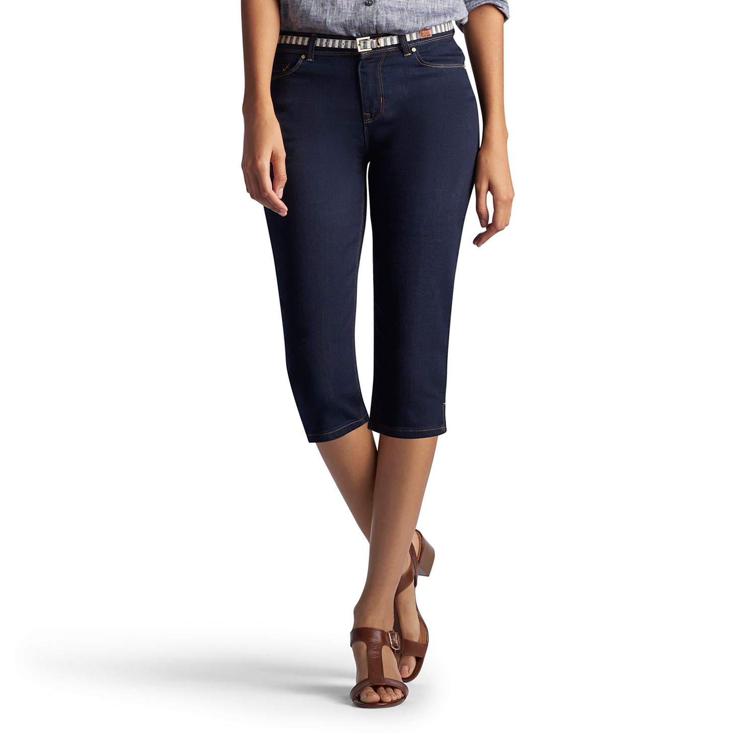 lee modern series midrise fit capri