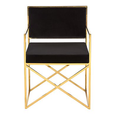 Safavieh Couture Velvet Arm Accent Chair