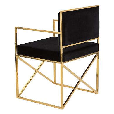 Safavieh Couture Velvet Arm Accent Chair