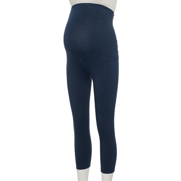 L XL-Texture Blue,with Belly Panel NWT A:Glow Active Maternity Core Leggings 
