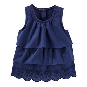 Girls 4-8 OshKosh B'gosh® Tiered Embroidered Top