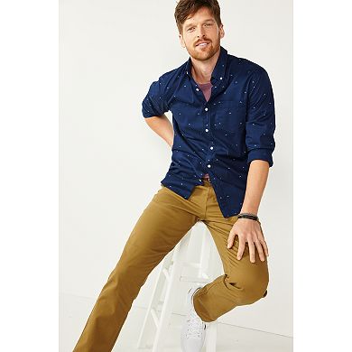 Men's Sonoma Goods For Life® Straight-Fit Stretch Chinos