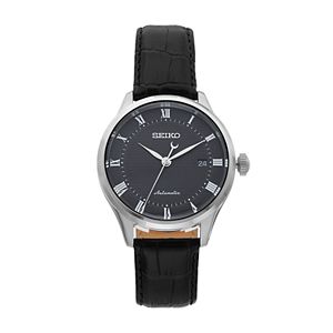 Seiko Men's Core Leather Automatic Watch - SRPA97