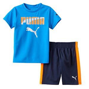 Boys 4-7 Puma Graphic Performance Tee & Shorts Set