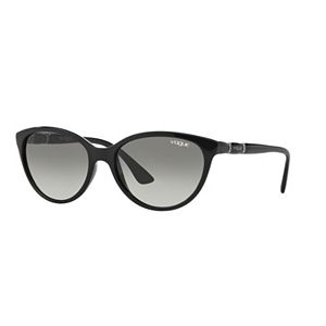 Vogue Timeless VO2894S 56mm Oval Gradient Polarized Sunglasses with Swarovski Elements