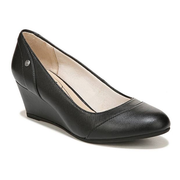 Black wedge hotsell dress shoes