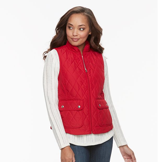 Petite cheap quilted vest