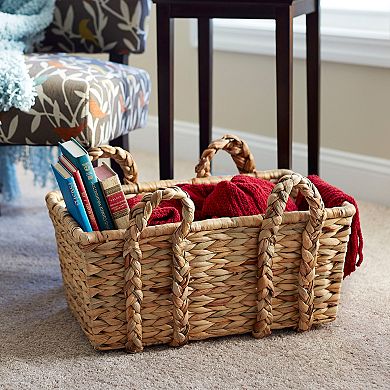 Household Essentials Large Rectangular Floor Basket