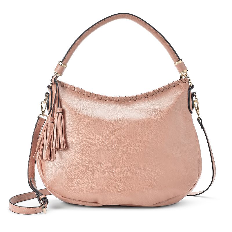 Mellow World Pia Whipstitch Hobo, Pink