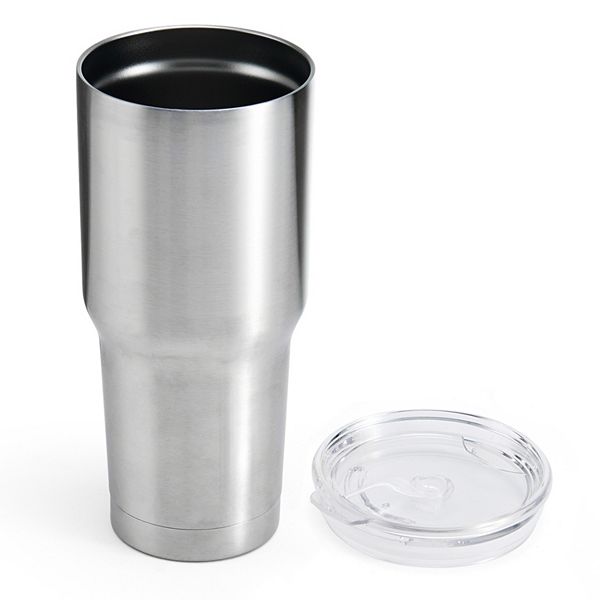 BYO Double Wall Stainless Steel Vacuum Insulated Tumbler & Lid 30 Oz 