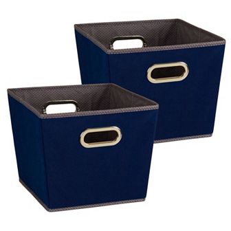 Household Essentials 2 pc Tapered Bin Set
