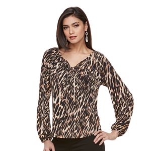 Women's Jennifer Lopez Lace-Up Top