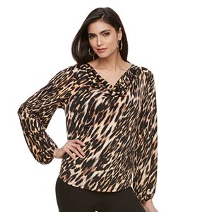 Women's Jennifer Lopez Drapeneck Top