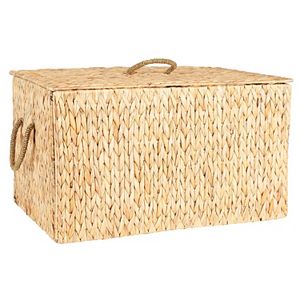 Household Essentials Spring Wicker Storage Trunk