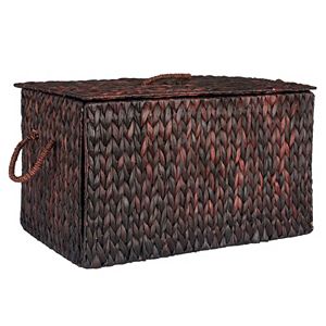 Household Essentials Spring Wicker Storage Trunk