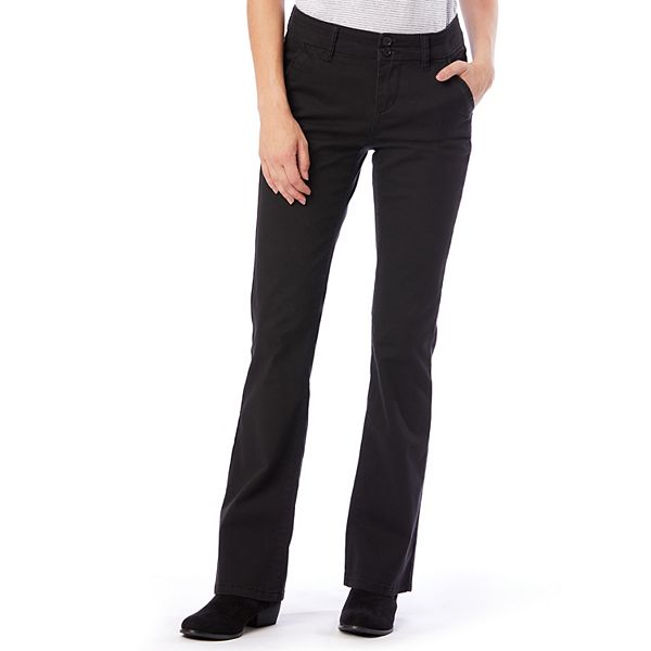 Juniors' Unionbay Uniform Hayden Twill Bootcut Pants