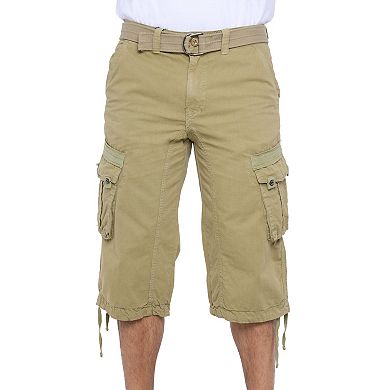 Men's XRAY Messenger Belted Cargo Shorts