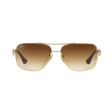 Ray-Ban Highstreet RB3483 60mm Square Gradient Sunglasses