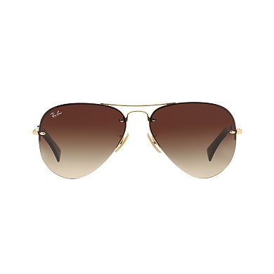 Ray-Ban Highstreet RB3449 59mm Aviator Gradient Sunglasses