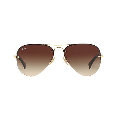 Ray Ban Highstreet RB3449 59mm Aviator Gradient Sunglasses