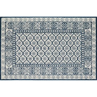 Momeni Newport Channing Framed Medallion Wool Rug