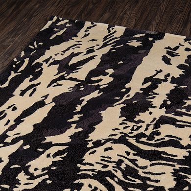Momeni New Wave Maysen Abstract Wool Rug