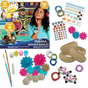 Disney's Moana Wooden Bangles Activity Set