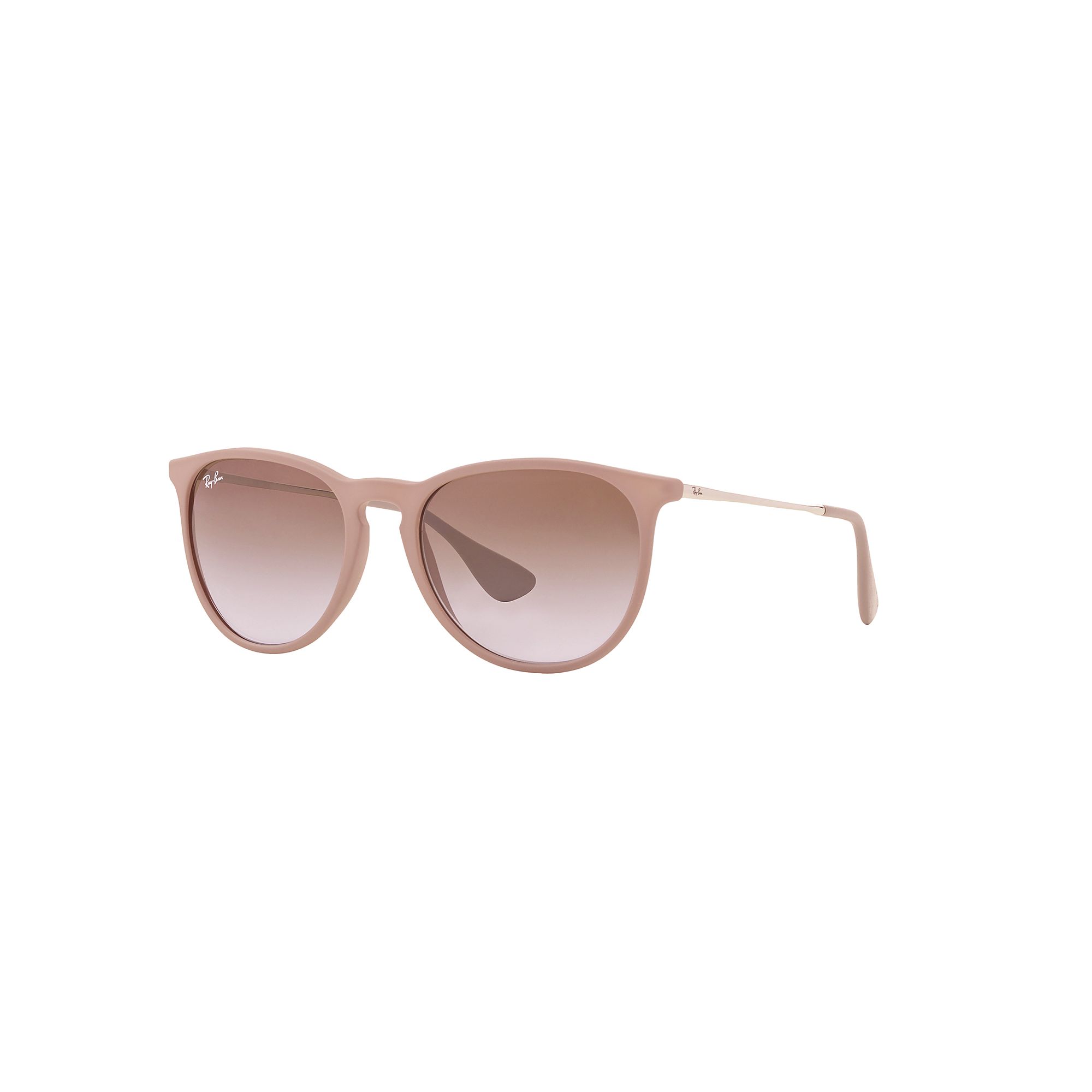 Womens Ray-Ban Erika RB4171 54mm Pilot Gradient Sunglasses, Matte Brown