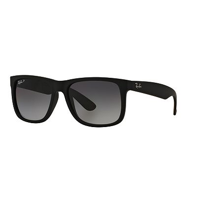 Ray Ban Justin RB4165 55mm Rectangle Polarized Sunglasses