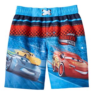 Disney / Pixar Cars 3 Jackson Storm, Cruz Ramirez & Lightning McQueen Boys 4-7 Boardshort Swim Trunks