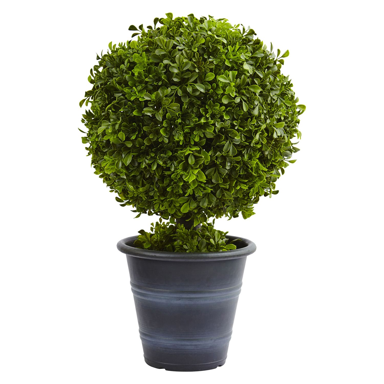 DECWIN 19 in. 2-Pieces 4-Layer Leaves Artificial Boxwood Ball Topiary Plant  Ball UV-Proof Greenery Ball Indoor Outdoor Decor DC-19-2P - The Home Depot