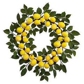 nearly natural Artificial Lemon Wreath