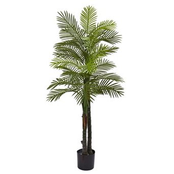 nearly natural 5.5-ft. Artificial Double Robellini Palm Tree