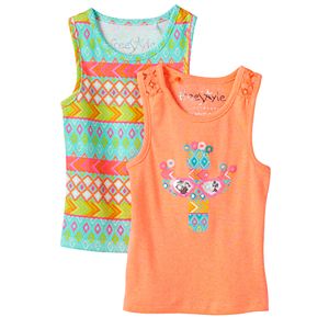 Girls 4-6x Freestyle Revolution Printed Tank Tops Set