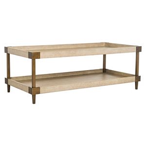 Safavieh Couture Wood & Metal Coffee Table