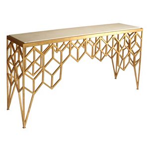 Safavieh Couture Geometric Marble Top Console Table