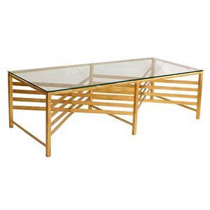 Safavieh Couture Lina Gold Finish Coffee Table