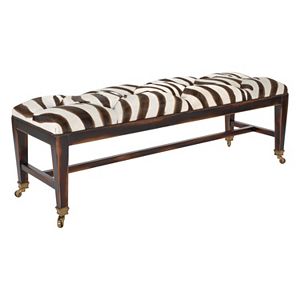 Safavieh Couture Claudia Leather Bench