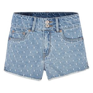 Girls 7-16 Levi's High Rise Novelty Shorty Jean Shorts
