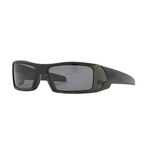 Oakley Gascan OO9014 60mm Rectangle Wrap Polarized Sunglasses