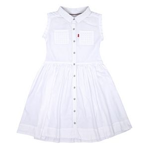 Girls 7-16 Levi's Rolled Sleeve Woven Dress