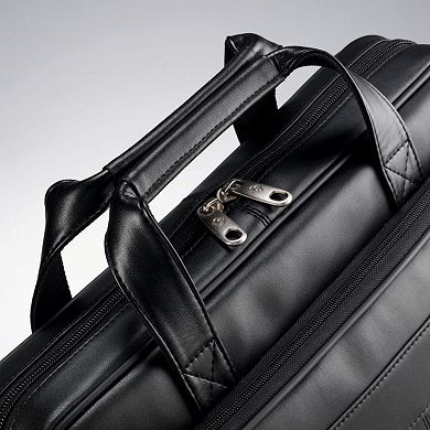 Samsonite Slim Leather Laptop Briefcase