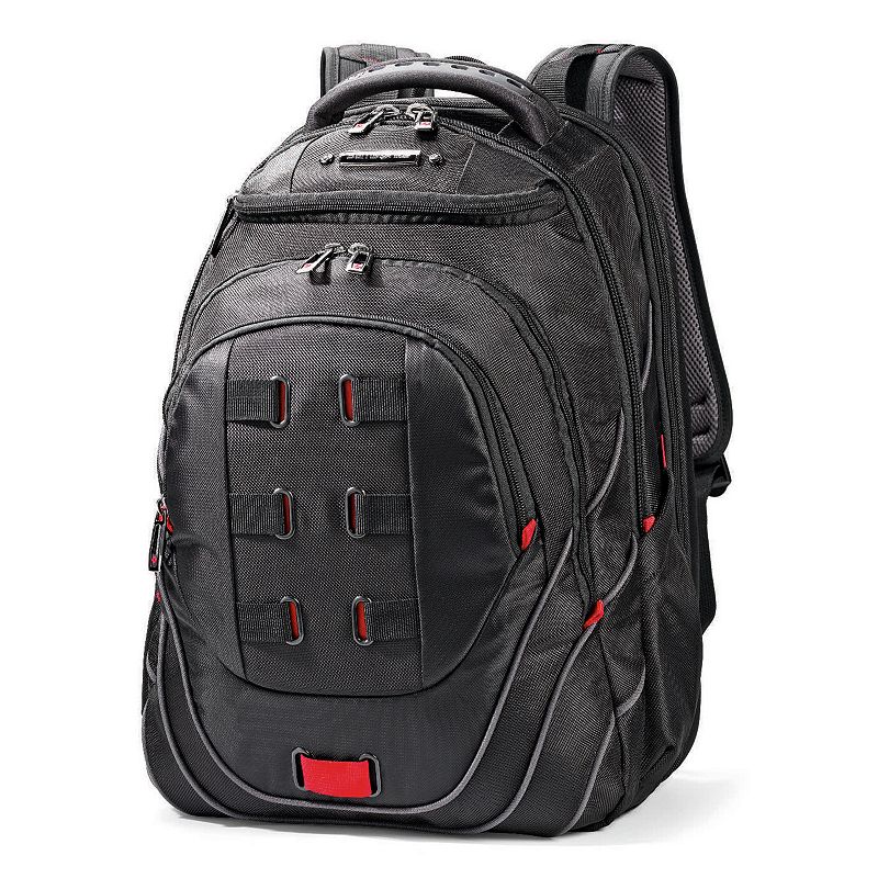 Tectonic PFT Backpack, 13 x 9 x 19, Black/Red