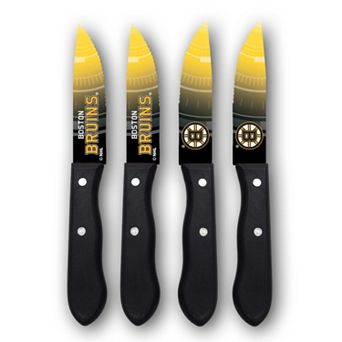 Boston Bruins 4 pc Steak Knife Set